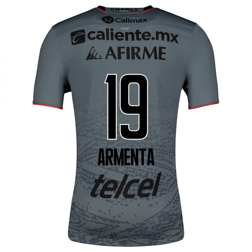 Damen Eduardo Armenta #19 Grau Auswärtstrikot Trikot 2023/24 T-Shirt Österreich
