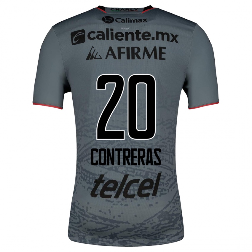 Damen Francisco Contreras #20 Grau Auswärtstrikot Trikot 2023/24 T-Shirt Österreich