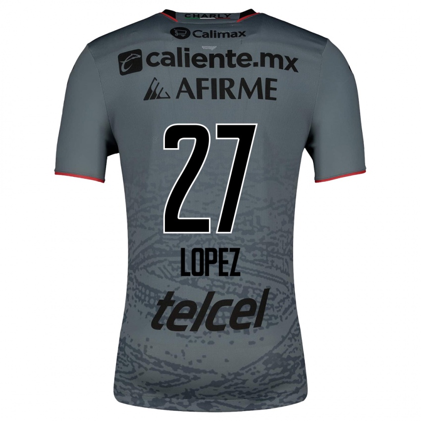 Damen Victoria Lopez #27 Grau Auswärtstrikot Trikot 2023/24 T-Shirt Österreich