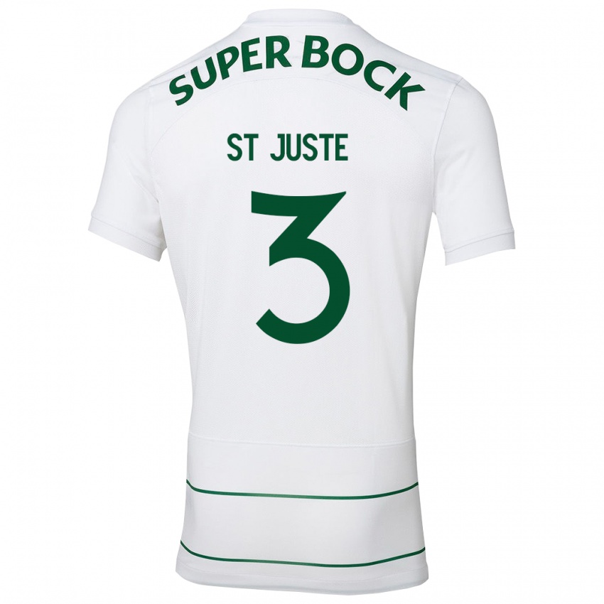 Damen Jerry St. Juste #3 Weiß Auswärtstrikot Trikot 2023/24 T-Shirt Österreich