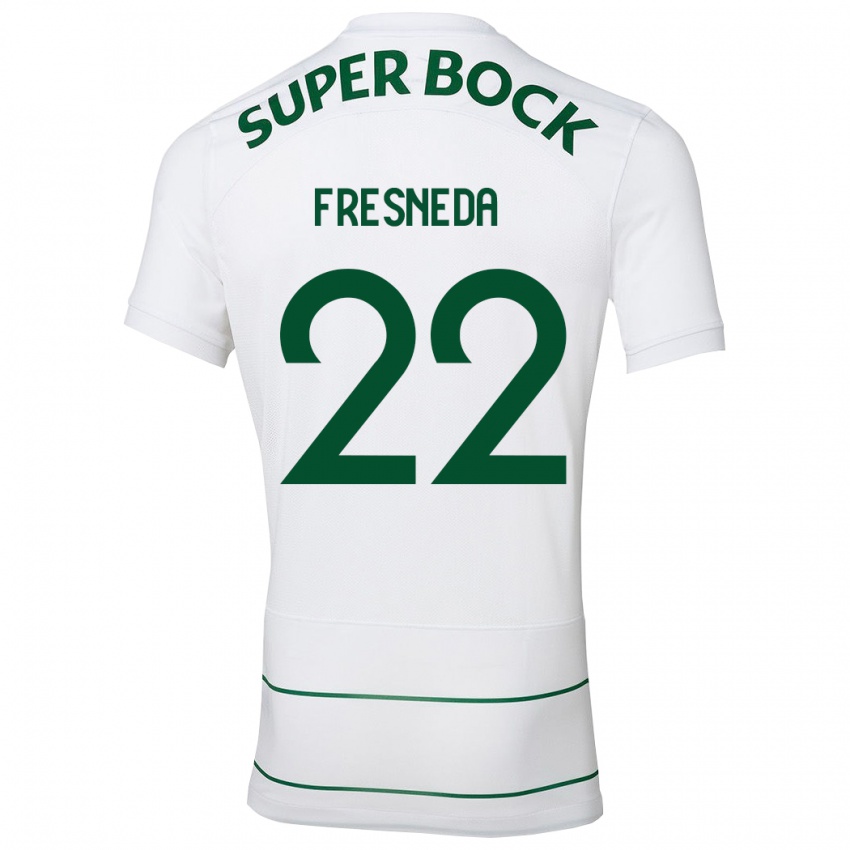 Damen Iván Fresneda #22 Weiß Auswärtstrikot Trikot 2023/24 T-Shirt Österreich
