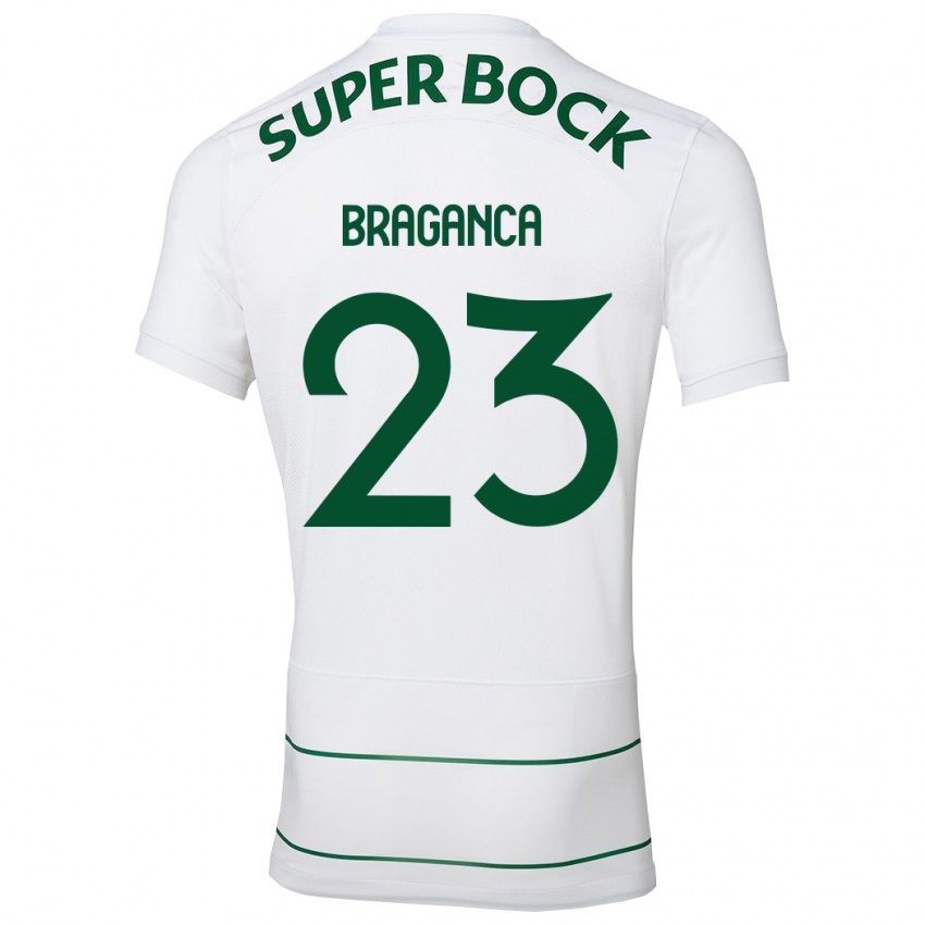 Damen Daniel Braganca #23 Weiß Auswärtstrikot Trikot 2023/24 T-Shirt Österreich