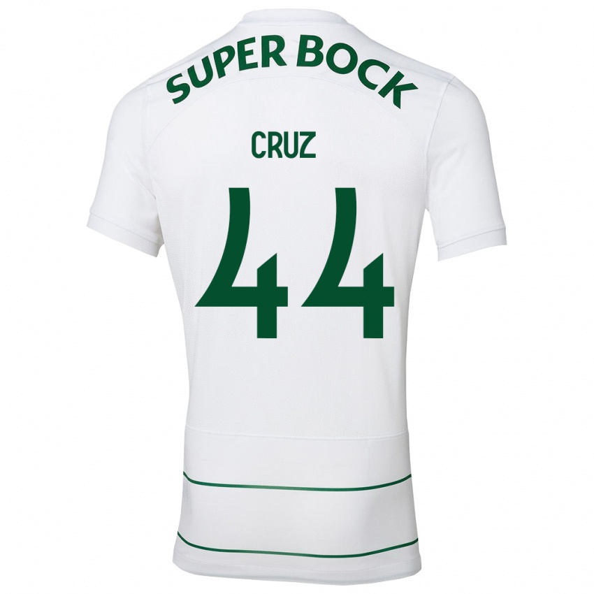 Damen Marco Cruz #44 Weiß Auswärtstrikot Trikot 2023/24 T-Shirt Österreich
