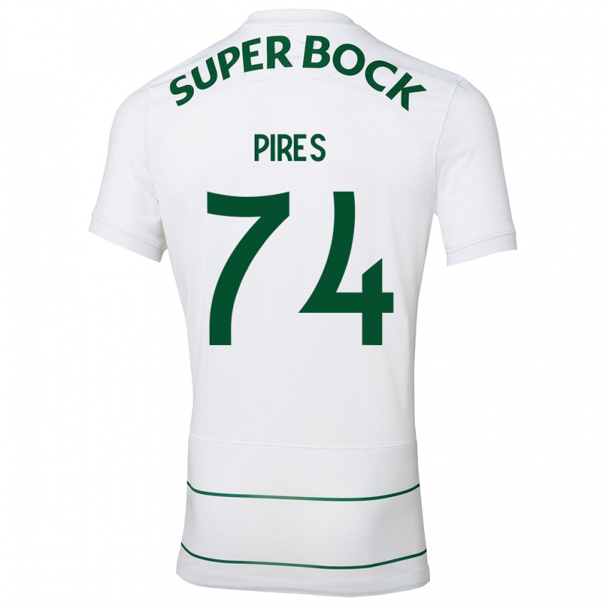 Damen Guilherme Pires #74 Weiß Auswärtstrikot Trikot 2023/24 T-Shirt Österreich