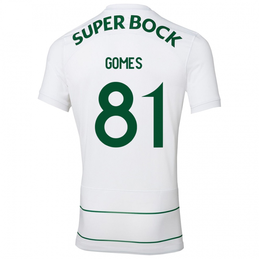 Damen Salvador Gomes #81 Weiß Auswärtstrikot Trikot 2023/24 T-Shirt Österreich