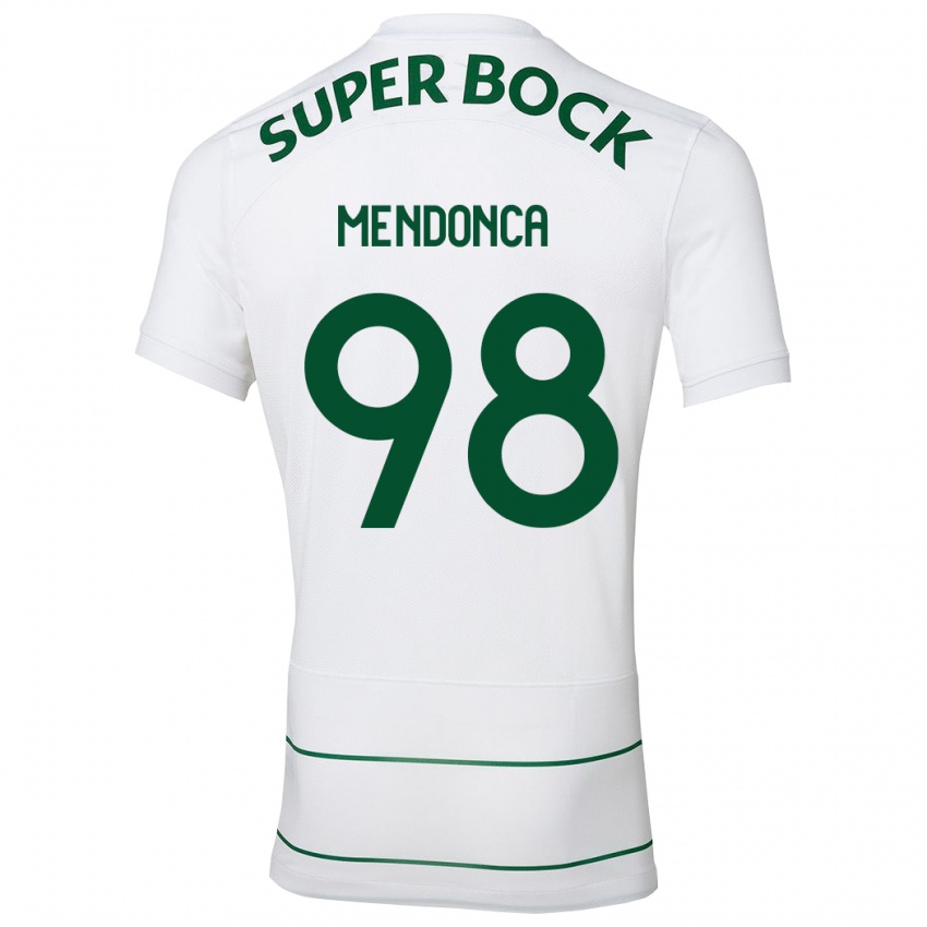 Damen Manuel Mendonça #98 Weiß Auswärtstrikot Trikot 2023/24 T-Shirt Österreich