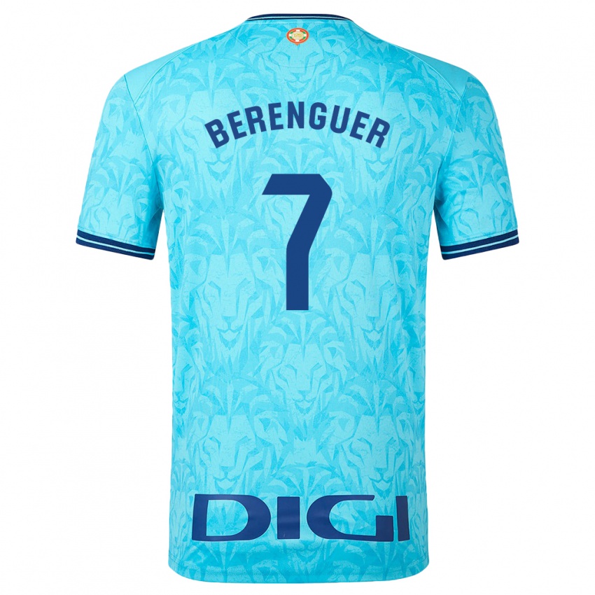 Damen Alex Berenguer #7 Himmelblau Auswärtstrikot Trikot 2023/24 T-Shirt Österreich