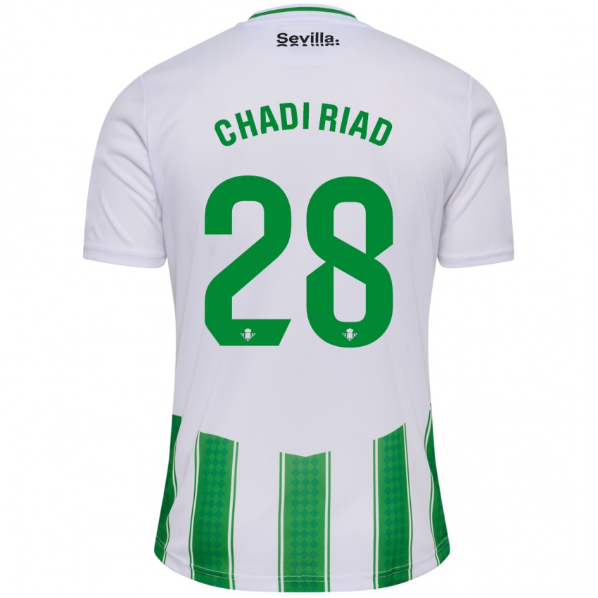Kinder Chadi Riad #28 Weiß Heimtrikot Trikot 2023/24 T-Shirt Österreich