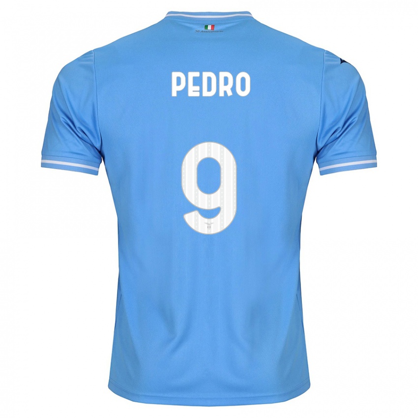 Kinder Pedro #9 Blau Heimtrikot Trikot 2023/24 T-Shirt Österreich
