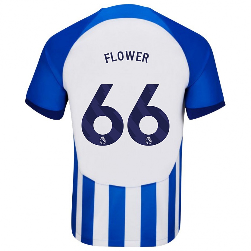 Kinder Louis Flower #66 Blau Heimtrikot Trikot 2023/24 T-Shirt Österreich