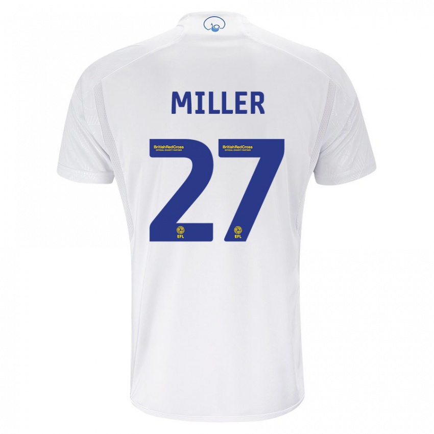 Kinder Amari Miller #27 Weiß Heimtrikot Trikot 2023/24 T-Shirt Österreich