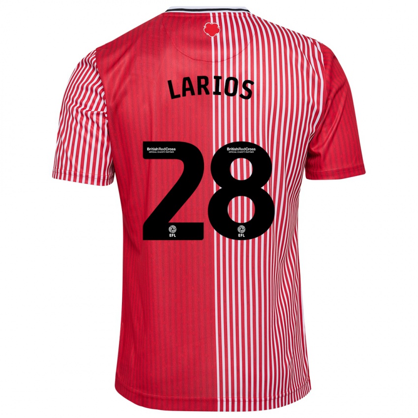 Kinder Juan Larios #28 Rot Heimtrikot Trikot 2023/24 T-Shirt Österreich
