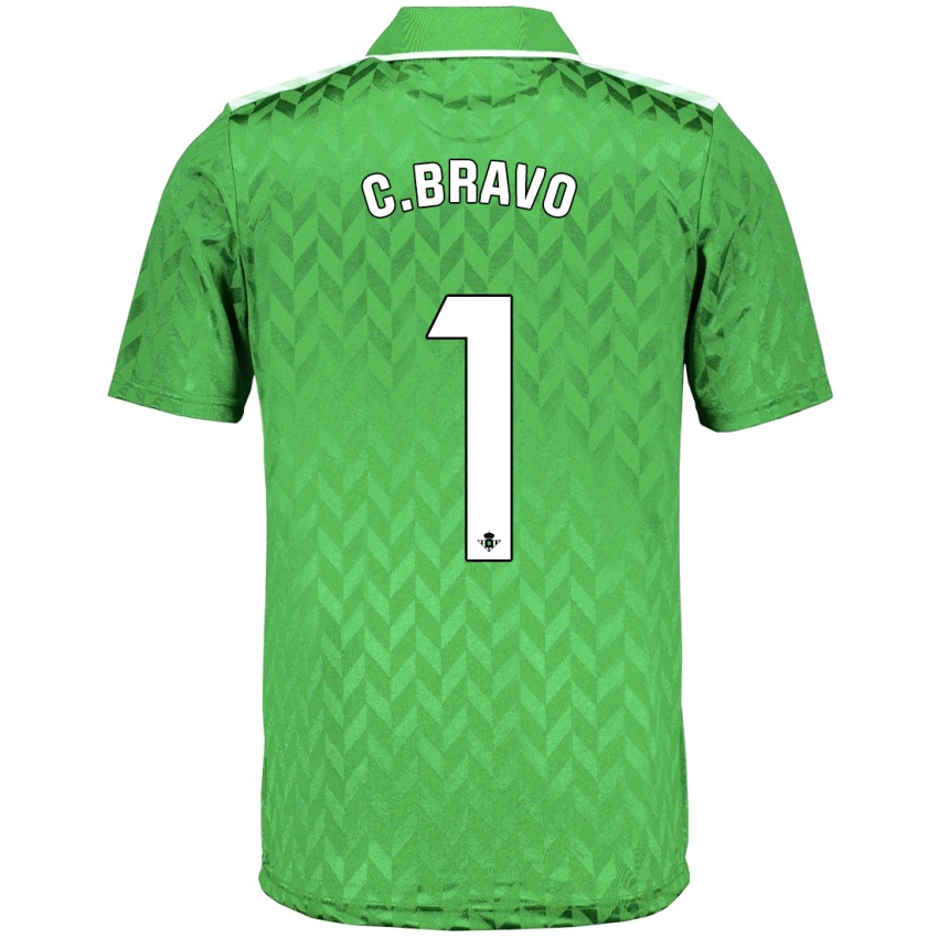 Kinder Claudio Bravo #1 Grün Auswärtstrikot Trikot 2023/24 T-Shirt Österreich