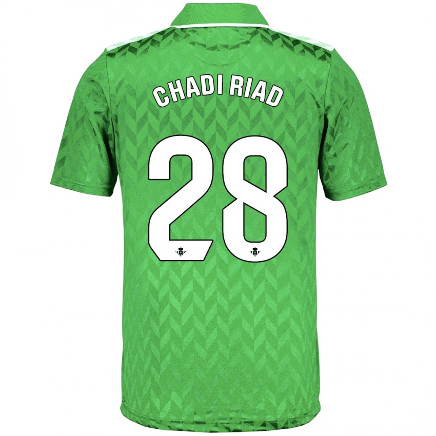 Kinder Chadi Riad #28 Grün Auswärtstrikot Trikot 2023/24 T-Shirt Österreich