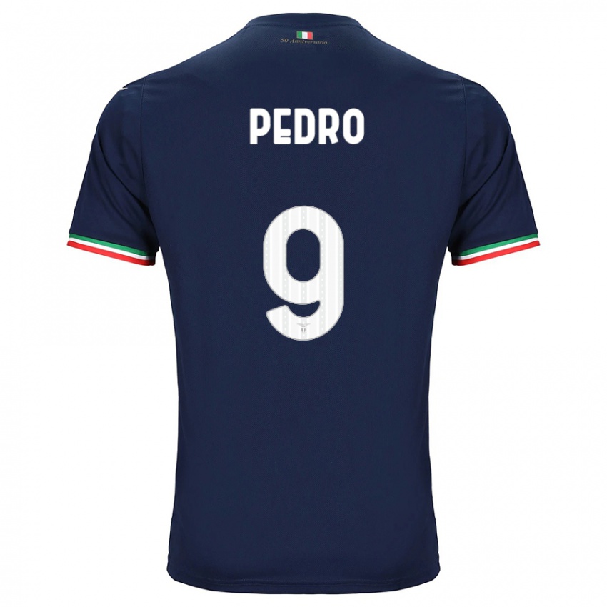 Kinder Pedro #9 Marine Auswärtstrikot Trikot 2023/24 T-Shirt Österreich
