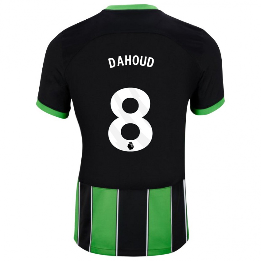 Kinder Mahmoud Dahoud #8 Schwarz Grün Auswärtstrikot Trikot 2023/24 T-Shirt Österreich