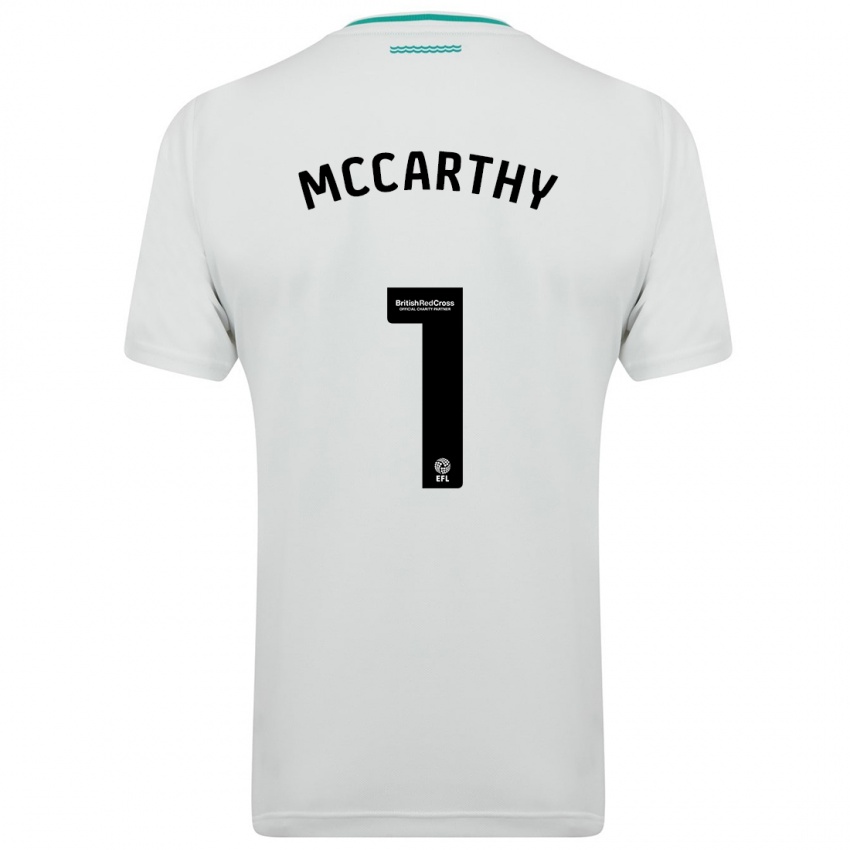 Kinder Alex Mccarthy #1 Weiß Auswärtstrikot Trikot 2023/24 T-Shirt Österreich