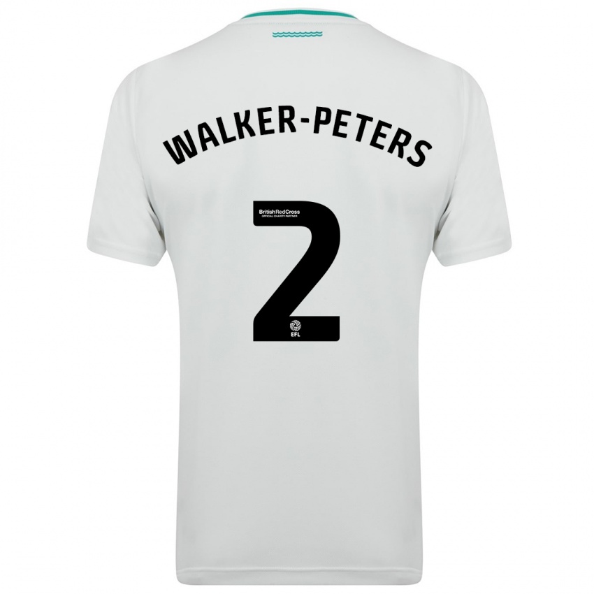 Kinder Kyle Walker-Peters #2 Weiß Auswärtstrikot Trikot 2023/24 T-Shirt Österreich