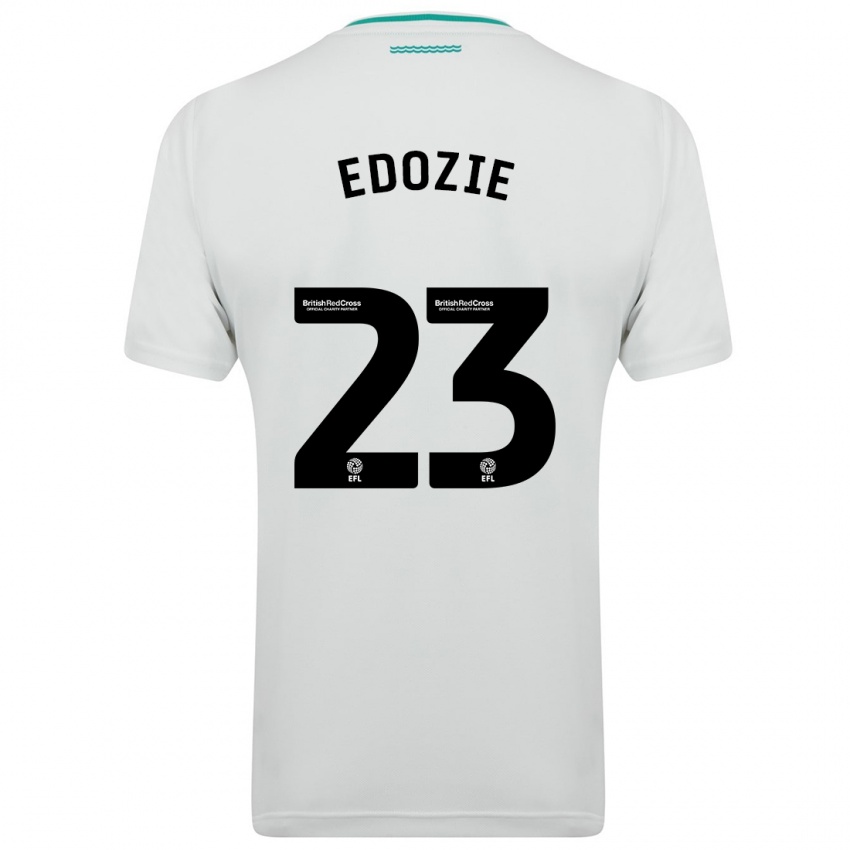 Kinder Samuel Edozie #23 Weiß Auswärtstrikot Trikot 2023/24 T-Shirt Österreich