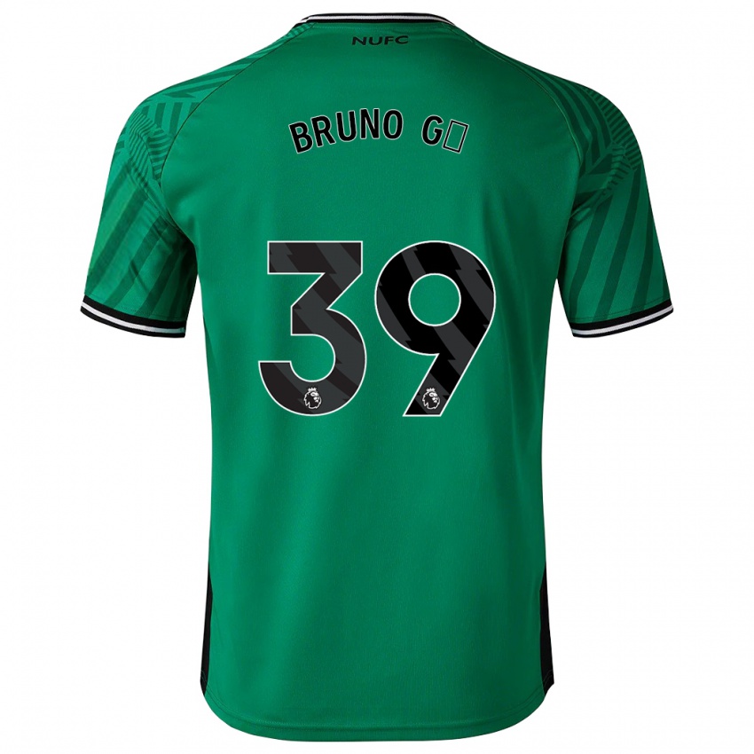 Kinder Bruno Guimaraes #39 Grün Auswärtstrikot Trikot 2023/24 T-Shirt Österreich