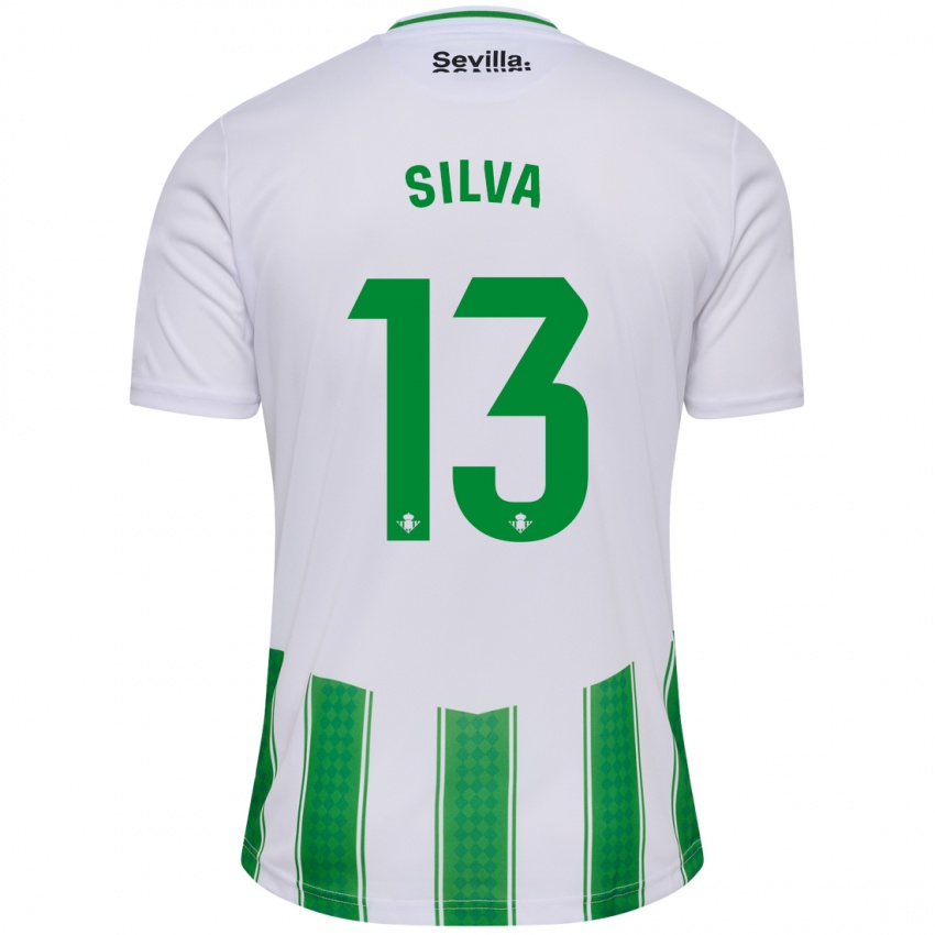 Herren Rui Silva #13 Weiß Heimtrikot Trikot 2023/24 T-Shirt Österreich