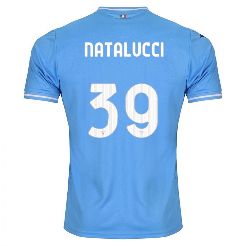 Herren Serena Natalucci #39 Blau Heimtrikot Trikot 2023/24 T-Shirt Österreich