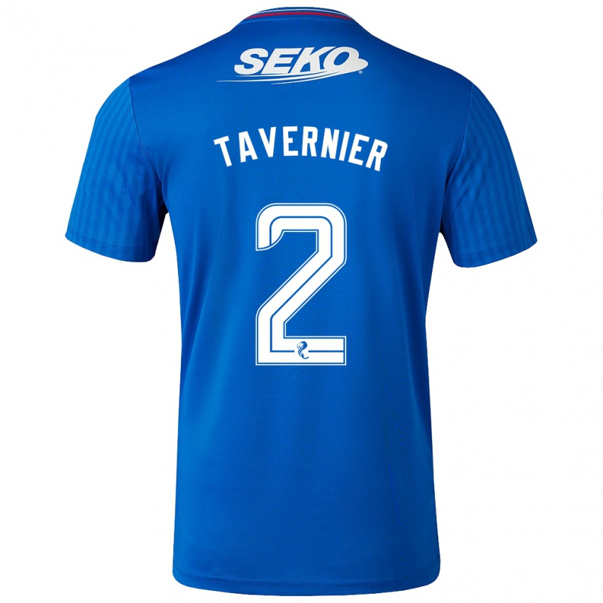 Herren James Tavernier #2 Blau Heimtrikot Trikot 2023/24 T-Shirt Österreich