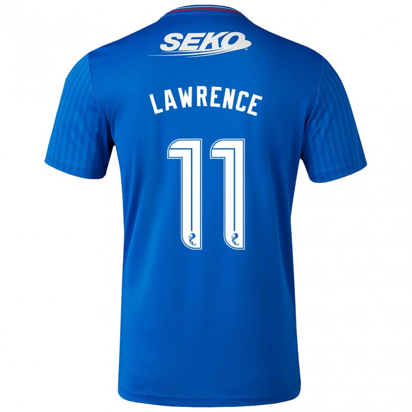Herren Tom Lawrence #11 Blau Heimtrikot Trikot 2023/24 T-Shirt Österreich