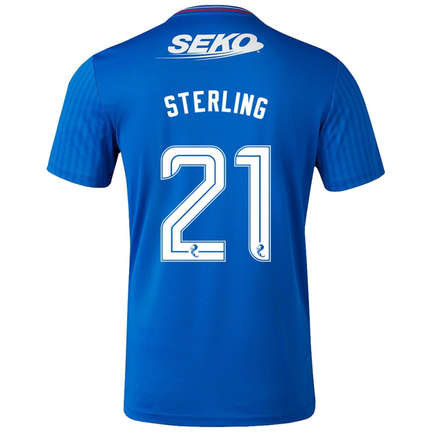 Herren Dujon Sterling #21 Blau Heimtrikot Trikot 2023/24 T-Shirt Österreich