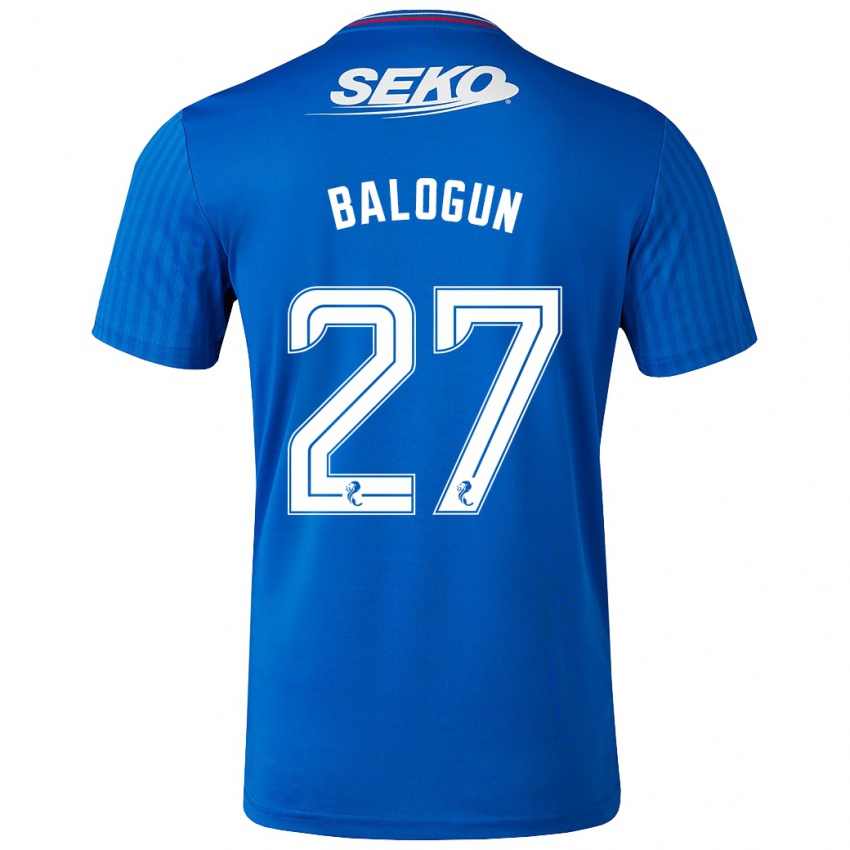 Herren Leon Balogun #27 Blau Heimtrikot Trikot 2023/24 T-Shirt Österreich