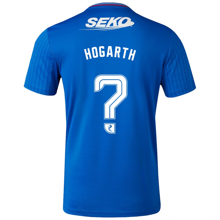 Herren Jay Hogarth #0 Blau Heimtrikot Trikot 2023/24 T-Shirt Österreich