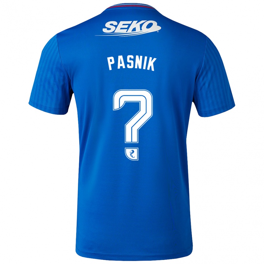 Herren Tyler Pasnik #0 Blau Heimtrikot Trikot 2023/24 T-Shirt Österreich