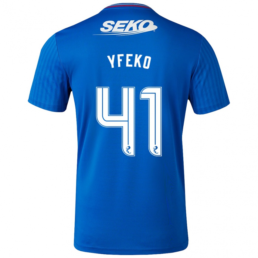Herren Johnly Yfeko #41 Blau Heimtrikot Trikot 2023/24 T-Shirt Österreich