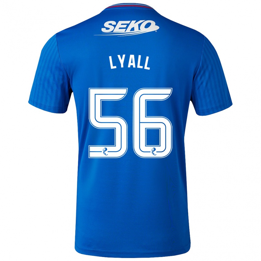 Herren Arron Lyall #56 Blau Heimtrikot Trikot 2023/24 T-Shirt Österreich