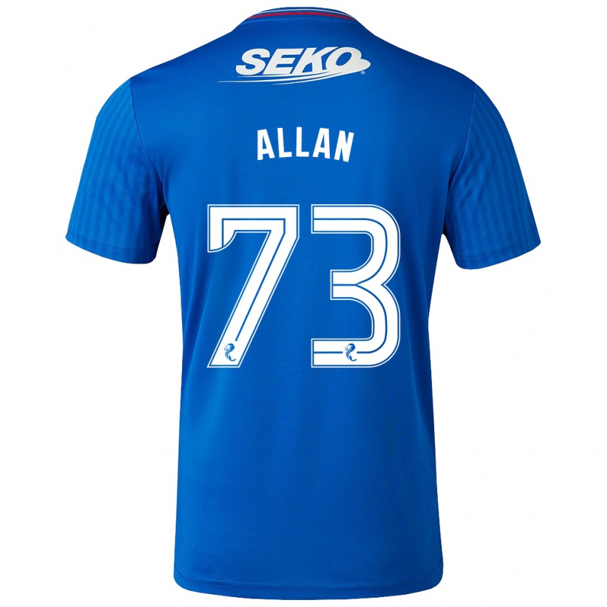 Herren Connor Allan #73 Blau Heimtrikot Trikot 2023/24 T-Shirt Österreich