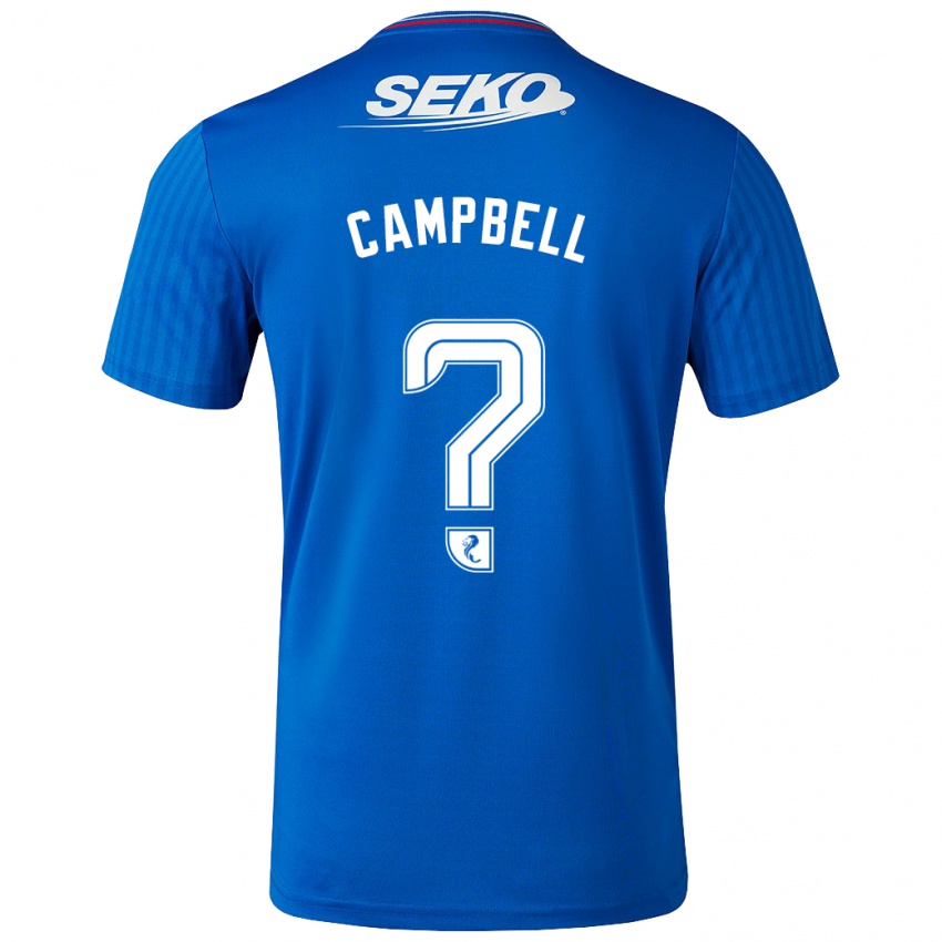 Herren Connor Campbell #0 Blau Heimtrikot Trikot 2023/24 T-Shirt Österreich