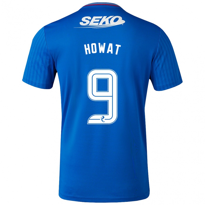 Herren Kirsty Howat #9 Blau Heimtrikot Trikot 2023/24 T-Shirt Österreich
