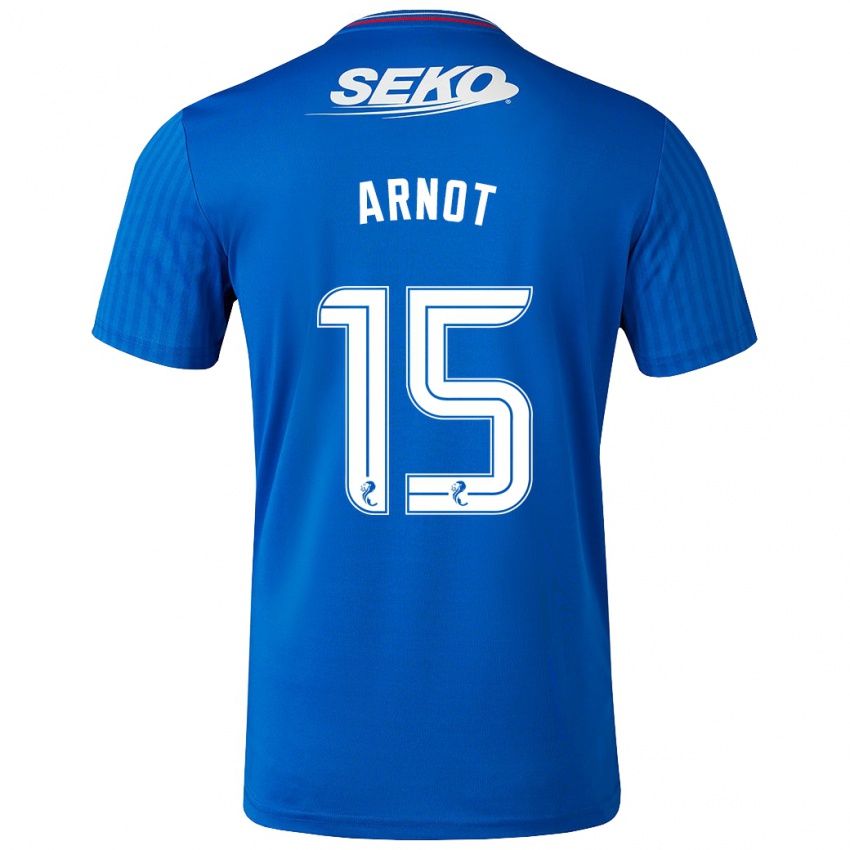 Herren Elizabeth Arnot #15 Blau Heimtrikot Trikot 2023/24 T-Shirt Österreich