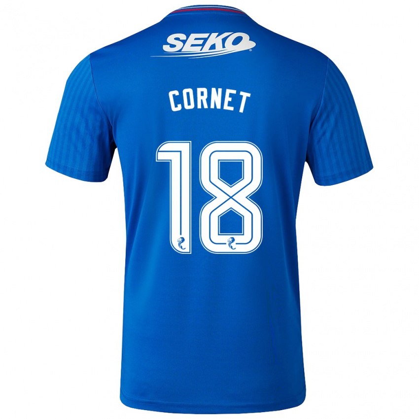 Herren Chelsea Cornet #18 Blau Heimtrikot Trikot 2023/24 T-Shirt Österreich