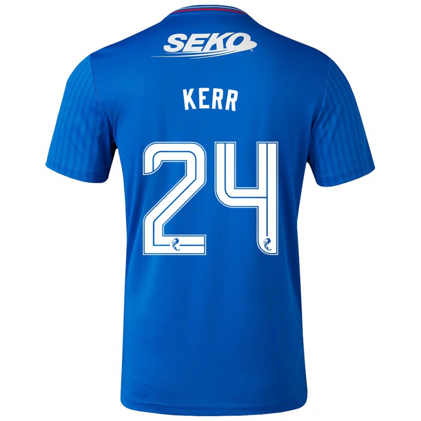 Herren Samantha Mary Kerr #24 Blau Heimtrikot Trikot 2023/24 T-Shirt Österreich