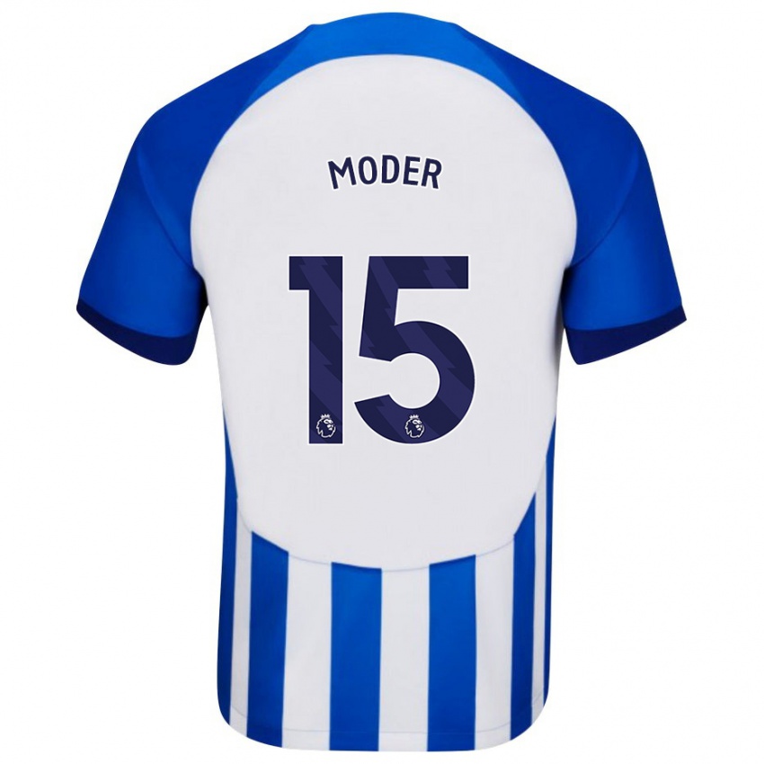 Herren Jakub Moder #15 Blau Heimtrikot Trikot 2023/24 T-Shirt Österreich