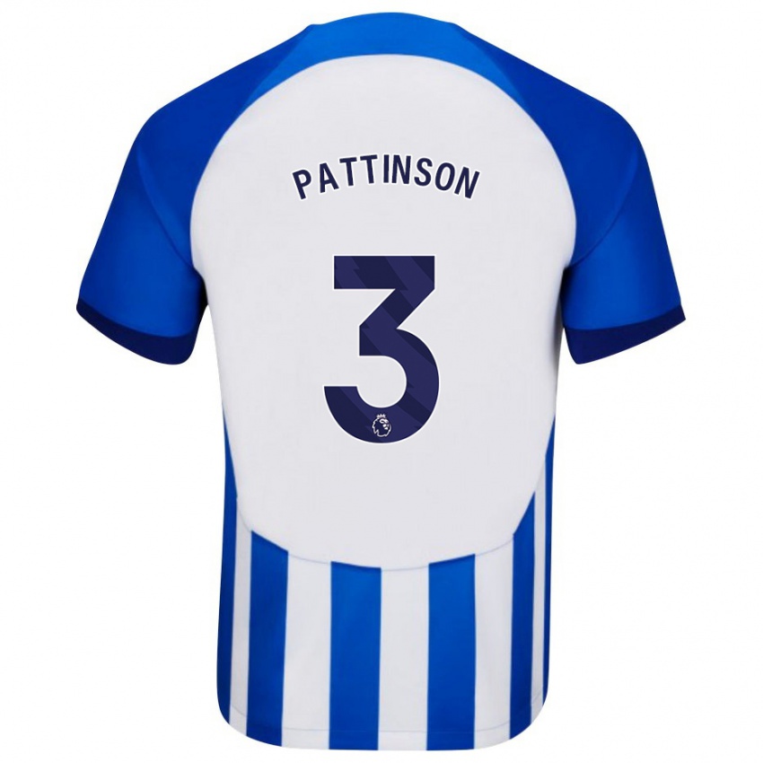 Herren Poppy Pattinson #3 Blau Heimtrikot Trikot 2023/24 T-Shirt Österreich