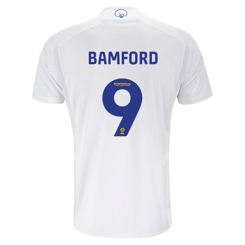 Herren Patrick Bamford #9 Weiß Heimtrikot Trikot 2023/24 T-Shirt Österreich
