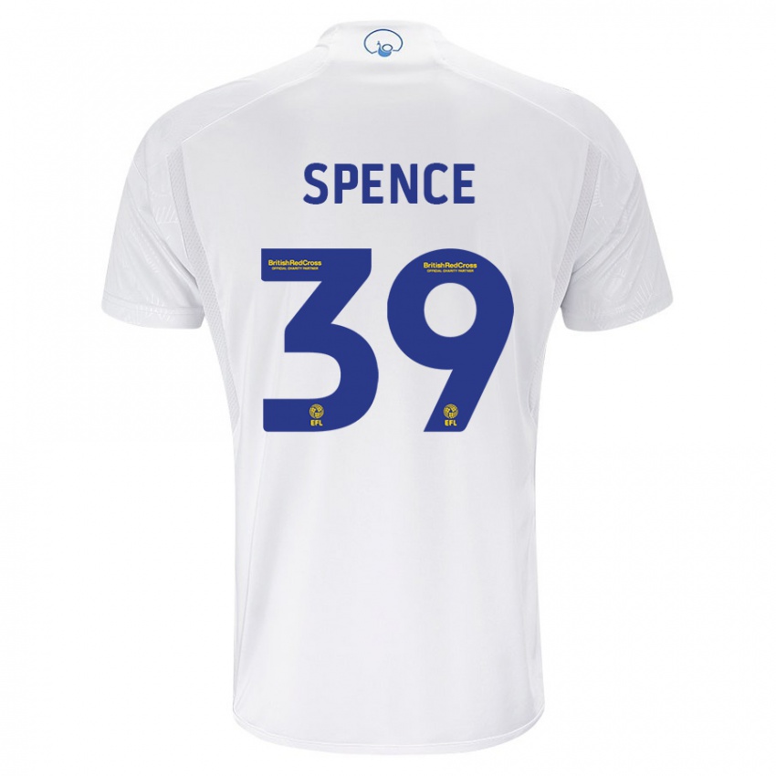 Herren Djed Spence #39 Weiß Heimtrikot Trikot 2023/24 T-Shirt Österreich