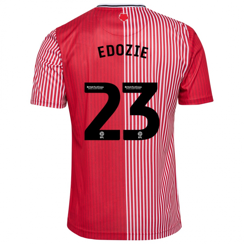 Herren Samuel Edozie #23 Rot Heimtrikot Trikot 2023/24 T-Shirt Österreich
