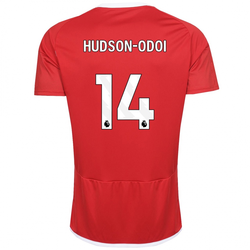 Herren Callum Hudson-Odoi #14 Rot Heimtrikot Trikot 2023/24 T-Shirt Österreich