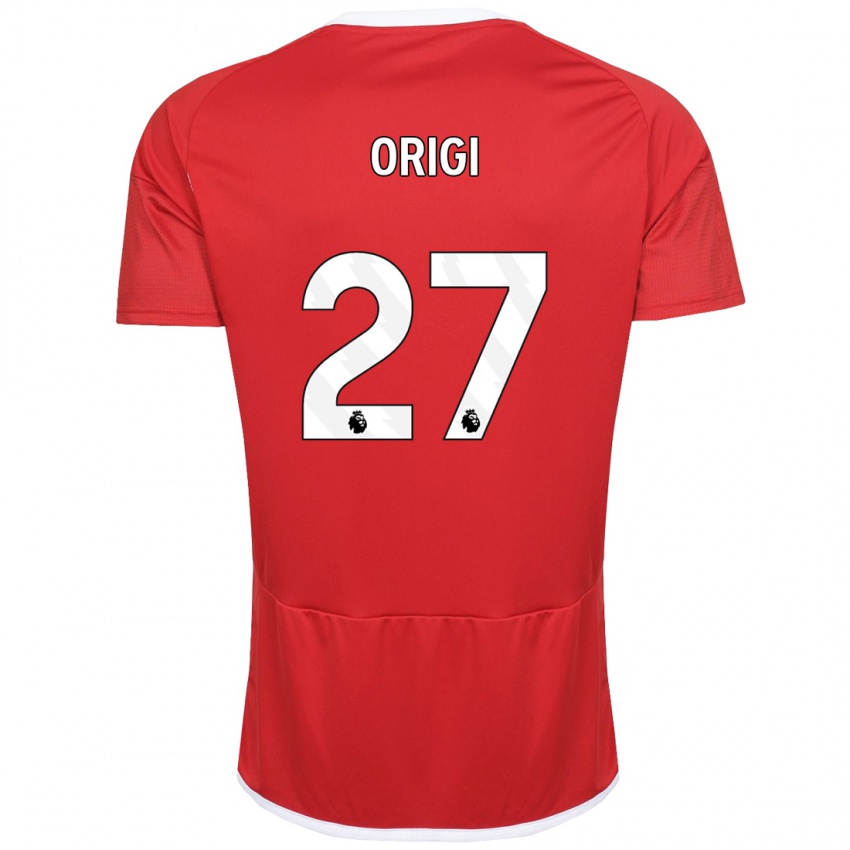 Herren Divock Origi #27 Rot Heimtrikot Trikot 2023/24 T-Shirt Österreich