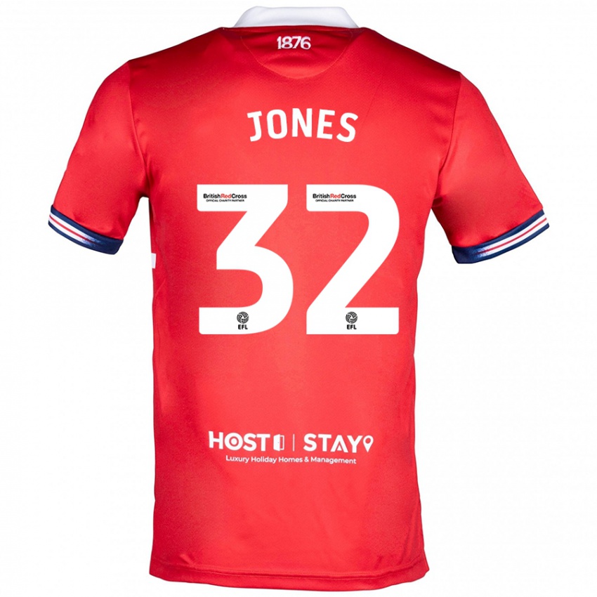 Herren Jamie Jones #32 Rot Heimtrikot Trikot 2023/24 T-Shirt Österreich