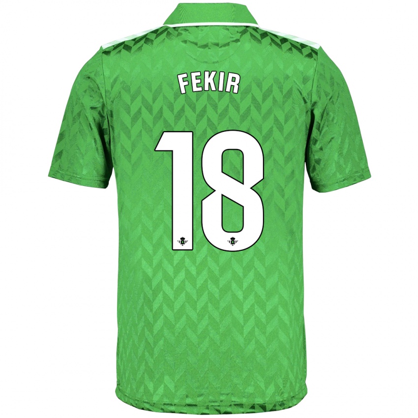 Herren Yassin Fekir #18 Grün Auswärtstrikot Trikot 2023/24 T-Shirt Österreich