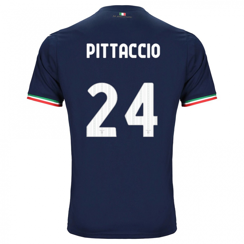 Herren Francesca Pittaccio #24 Marine Auswärtstrikot Trikot 2023/24 T-Shirt Österreich